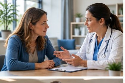 A care-planning meeting